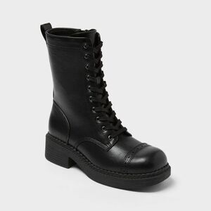 Wild Fable - Women’s Wide Width Helga Boots with Memory Foam In Black